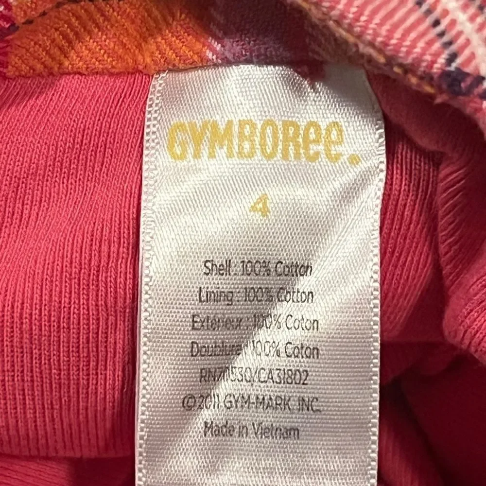 Gymboree Girls Lot of Three Skirts Multicolor Fleece Corduroy Plaid Size 4 EUC